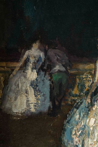  - Marcel Cosson (1878–1956) Harlequin and Columbine at the Venice Carnival