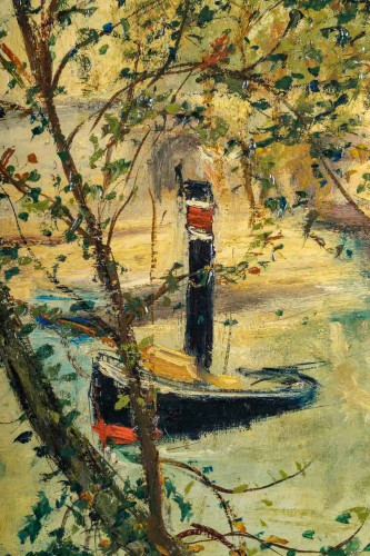 Serge Belloni (1925–2005) Paris The Pont Marie in Spring 1957 - 