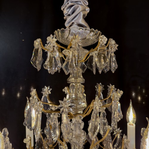Lighting  - Baccarat -  in Gilt Bronze and Cut Crystal Chandelier circa 1880