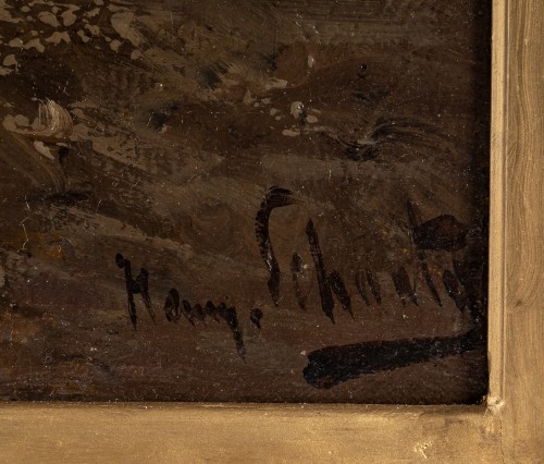 Henry Schouten (1857–1927) Singerie au cirque, vers 1890 - MLD Antiquités