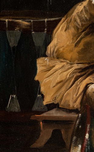 XIXe siècle - Henry Schouten (1857–1927) Singerie au cirque, vers 1890