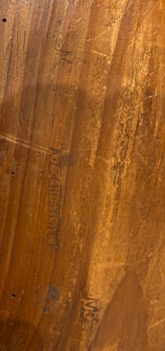 XVIIIe siècle - André-Louis Gilbert (1746–1809) – Table écritoire à marqueterie de chasse, vers 1775