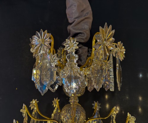 Lighting  - French Louis XVI Period Gilt-Bronze and Cut-Crystal Chandelier C. 1770–1780