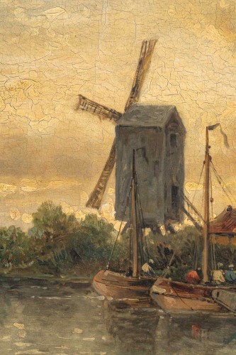  - Auguste Henri Musin (1852–1923) Fin d’un jour d’été sur la Meuse vers 1880
