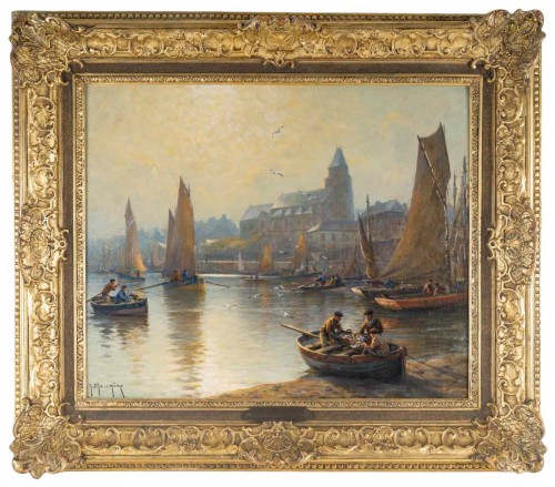 Georges Maroniez (1865–1933) – Return from Fishing, c. 1900