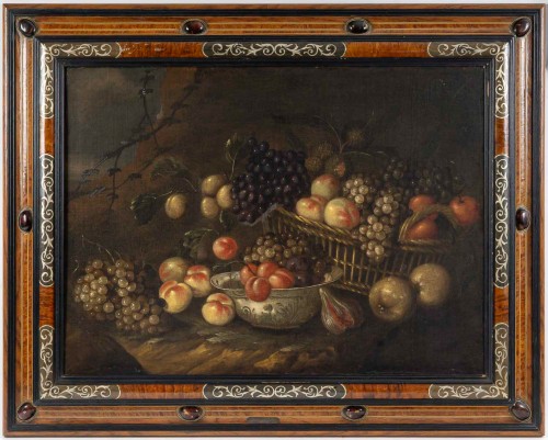 Jan Pauwels Gillemans (1651–1704) Nature morte aux fruits, vers 1700 - Tableaux et dessins Style 