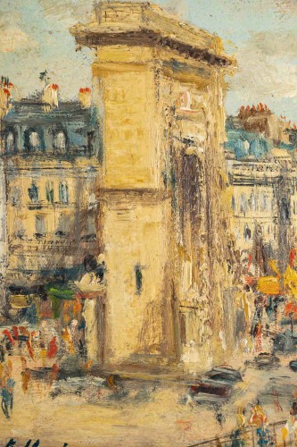 Serge Belloni (1925-2005) - La Porte Saint-Denis vers 1970 - MLD Antiquités