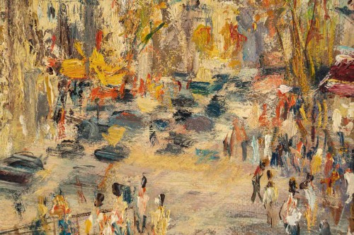 Serge Belloni (1925-2005) - La Porte Saint-Denis vers 1970 - Années 50-60