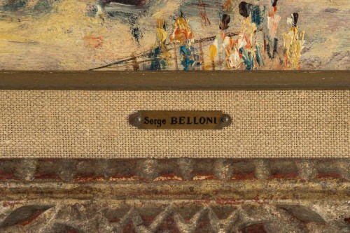 Antiquités - Serge Belloni (1925-2005) - La Porte Saint-Denis vers 1970