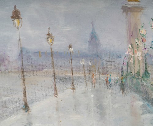 Serge Belloni (1925-2005) - Le Pont Alexandre III vers 1980 - MLD Antiquités