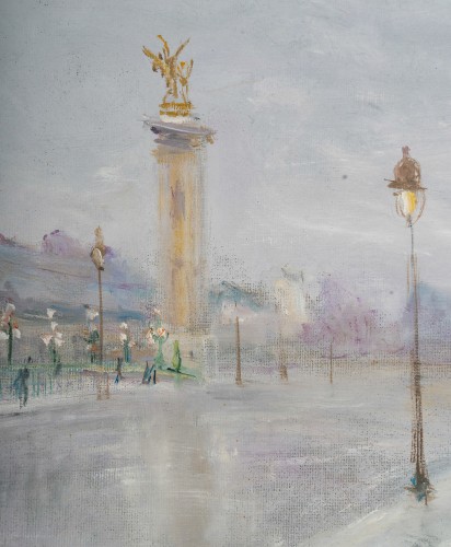 Serge Belloni (1925-2005) - Le Pont Alexandre III vers 1980 - 