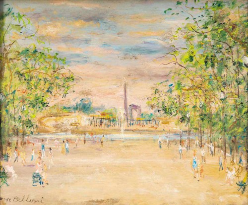 Paintings & Drawings  - Serge Belloni (1925–2005) – Tuileries Garden, circa 1970