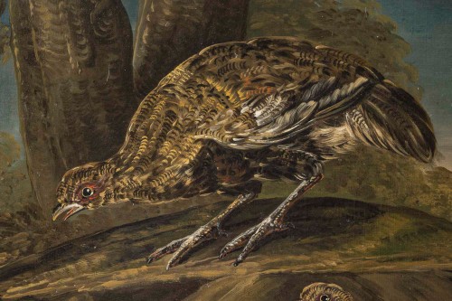  - Natures Mortes aux oiseaux Italie fin XVIIIe, suiveur de Giovanni Crivelli