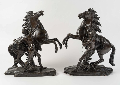 The Marly Horses – French 19th Century after Guillaume Coustou - Sculpture Style 