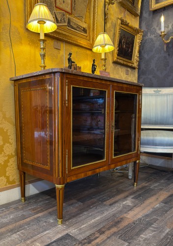 Mobilier Bibliothéque, vitrine - Bibliothèque d'époque Louis XVI provenance Villa Monte-Cristo d'Alexandre Dumas fils
