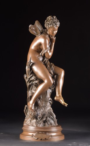 Sculpture Sculpture en Bronze - La Libellule - Mathurin Moreau (1822-1912)