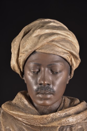 Céramiques, Porcelaines  - Le garde, Friedrich Goldscheider (1845-1897)