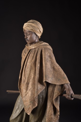 Antiquités - Large Orientalist Terracotta sculpture - Friedrich Goldscheider (1845-1897)