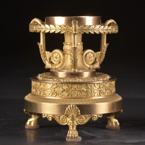 Centres de table en bronze et cristal, France époque Empire - Empire