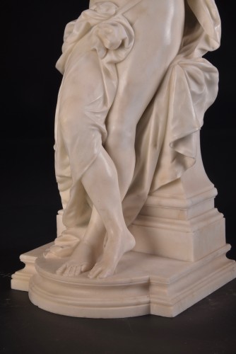 XIXe siècle - Luca Madrassi (1848-1919) - groupe en marbre