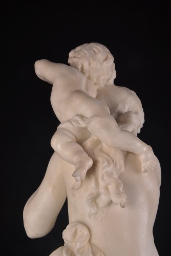 Antiquités - Luca Madrassi (1848-1919) - groupe en marbre