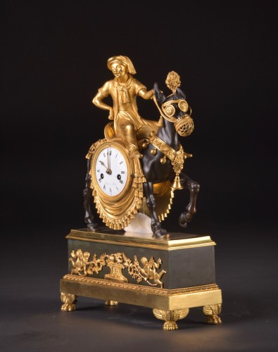 Antiquités - The Mule Directoire mantel clock