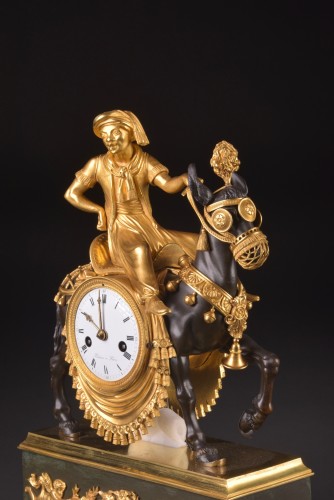 Antiquités - The Mule Directoire mantel clock