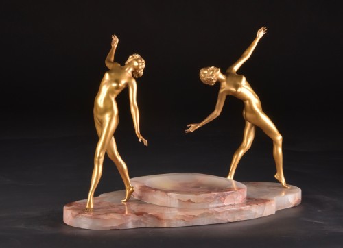 Antiquités - Vide poche, Nude Dancers - Rene-Paul Marquet 