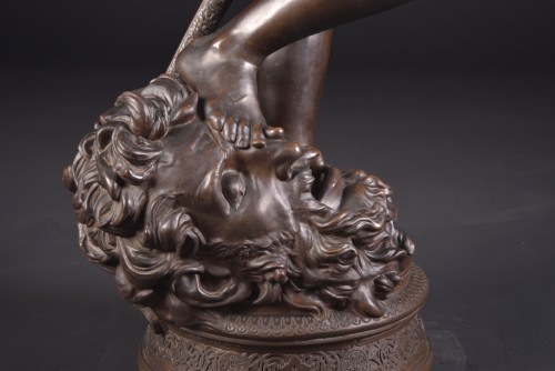 Antiquités - David vainqueur by Antonin Mercié (1845-1916)