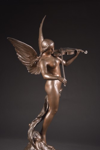 Large bronze of Psyche - Sylvain Kinsburger (1855-1935) - 