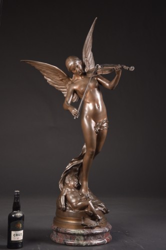Grand bronze de Psyché - Sylvain Kinsburger (1855-1935) - 