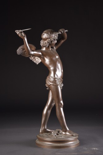 Large cupid - Augustin Moreau-Vauthier (1831-1893) - 