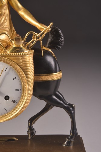 French Empire Mantel Clock, &#039;la laitiere&#039;, Ca. 1820 - 