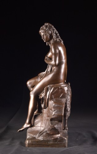 Amalthée and the goat of Jupiter - Pierre Julien (1731-1804)  - Sculpture Style Louis XVI