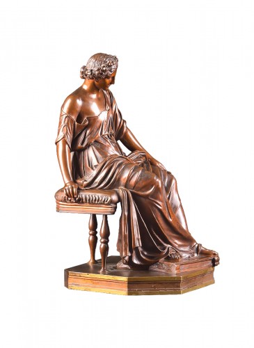 Victor Paillard (1805-1886) Figure féminine assise