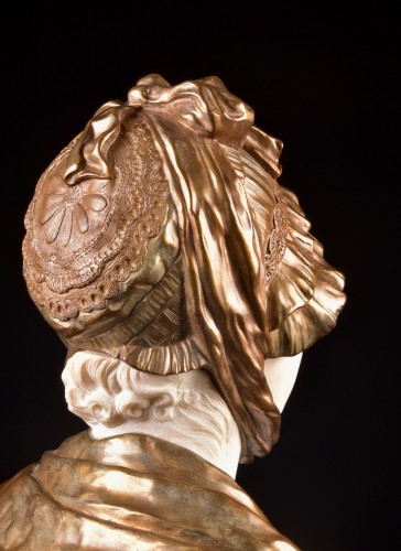 Napoléon III - Grand buste en marbre et bronze - G. Levy (1820-1889)