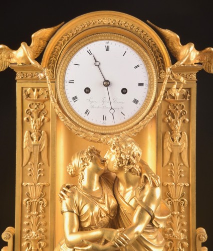 A Large Clock, &quot;le Raccommodement&quot;, France Empire - 