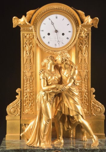 Empire - A Large Clock, &quot;le Raccommodement&quot;, France Empire