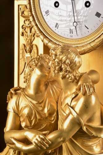 Antiquités - A Large Clock, &quot;le Raccommodement&quot;, France Empire