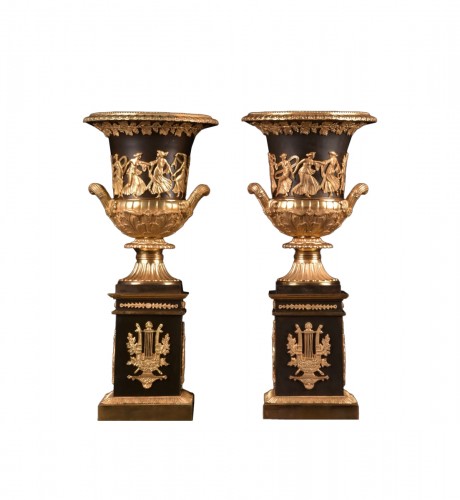 Paire de vases Médicis Empire