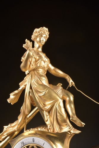  &quot;the Chariot Of Ceres&quot; Louis XVI bronze Mantel Clock - Horology Style Louis XVI