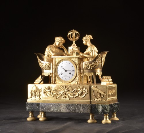 Empire Astronomy clock with two readers - Horology Style Empire
