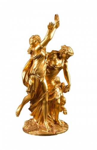 Bacchantes d'après Clodion (1738-1814)