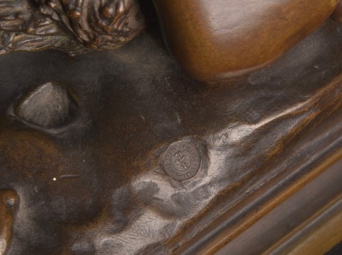 Sculpture Sculpture en Bronze - Jean Baptiste Carpeaux (1827-1875). Pêcheur de coquillages napolitain
