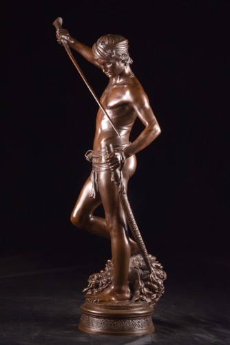  - David et Goliath d'Antonin Mercié (1845-1916)