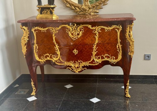 Napoléon III - Commode fin XIXe siècle de style Louis XV