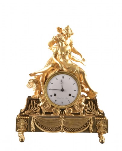 Empire Mantel Clock “Diana and Callisto” – Alexandre à Paris, circa 1810