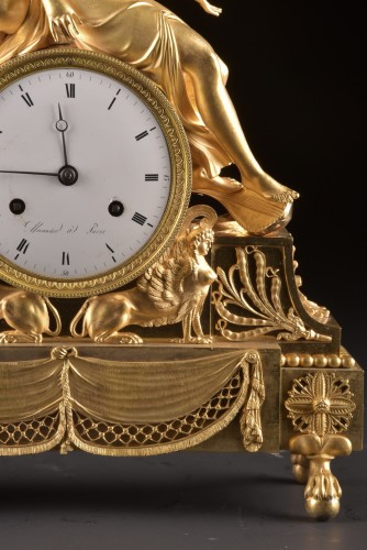 Empire Mantel Clock “Diana and Callisto” – Alexandre à Paris, circa 1810 - Horology Style Empire