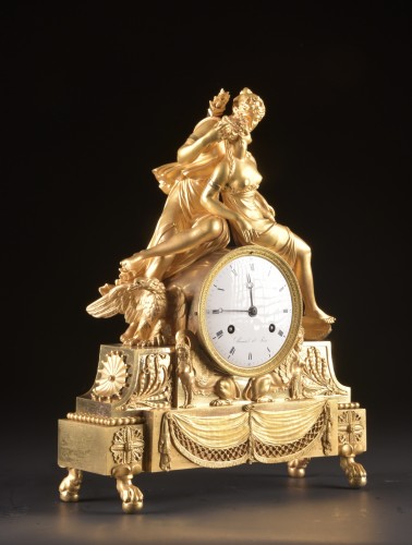 Empire Mantel Clock “Diana and Callisto” – Alexandre à Paris, circa 1810 - 