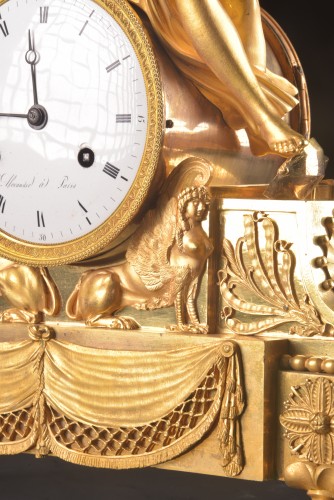 Empire Mantel Clock “Diana and Callisto” – Alexandre à Paris, circa 1810 - Empire